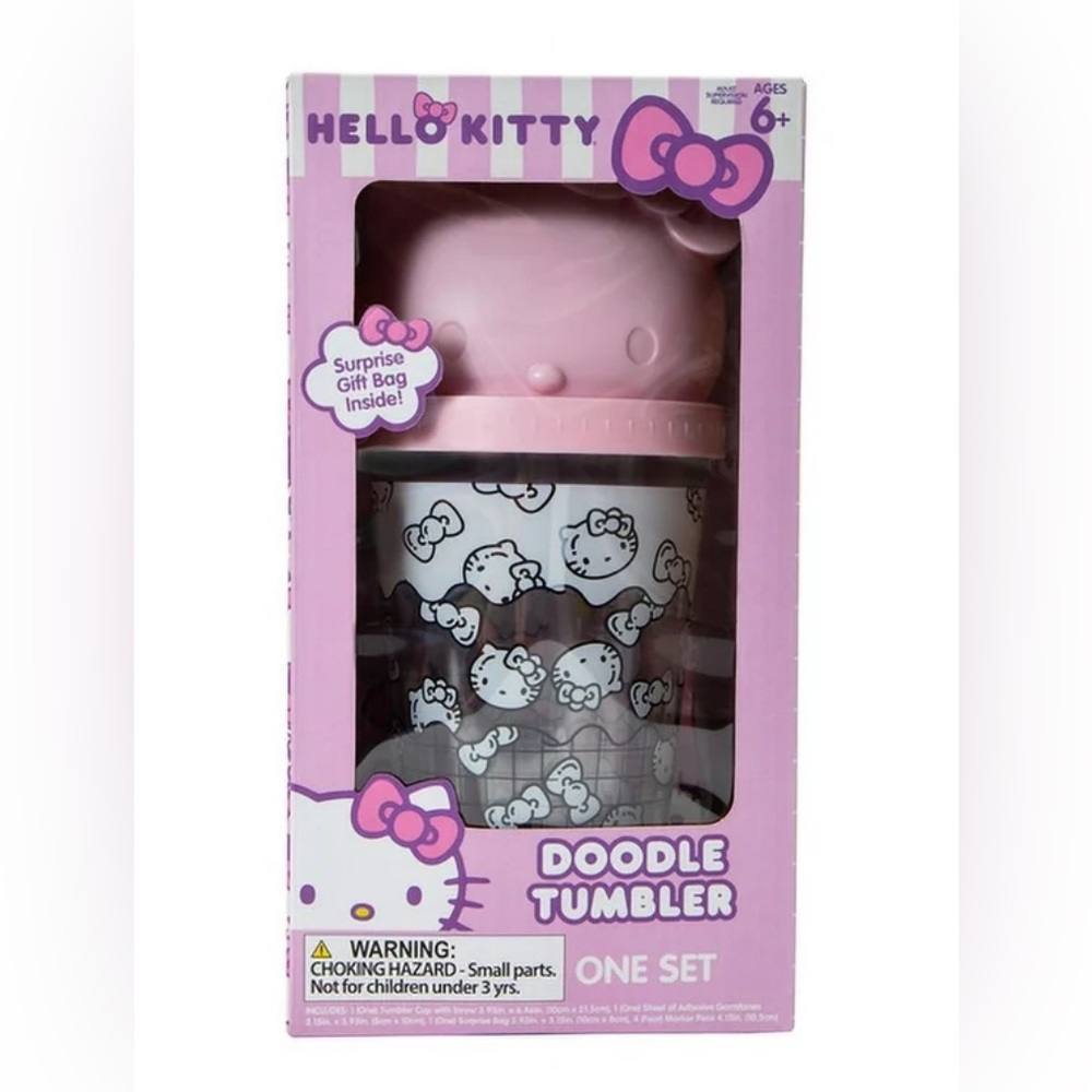 Hello Kitty Doodle Tumbler • NWT